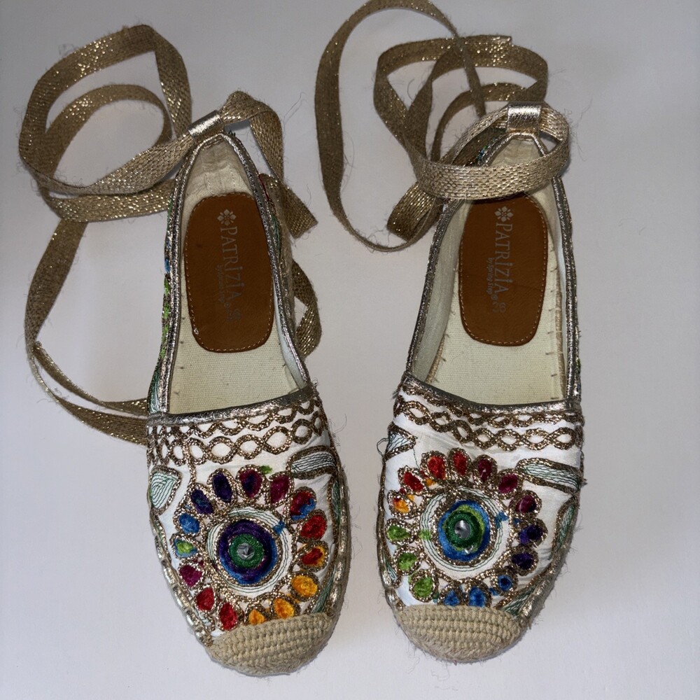 Patrizia By Spring Step Ankle Tie Up Loafer Shoes Euro 36 US Size 5.5